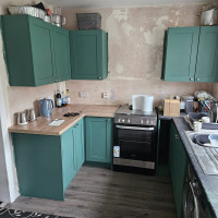 After photo of new kitchen cupboards