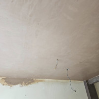 Plastered ceiling